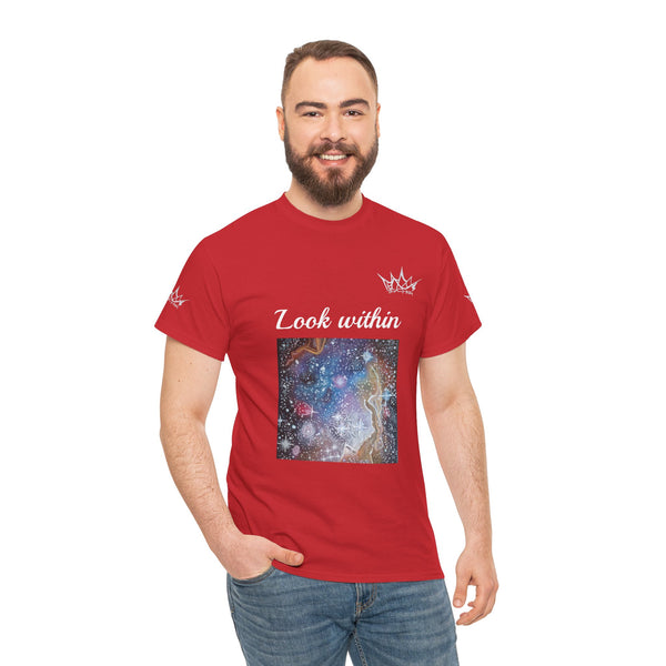Acrylic on Canvas "Cosmic Soul" Unisex Cotton Tee