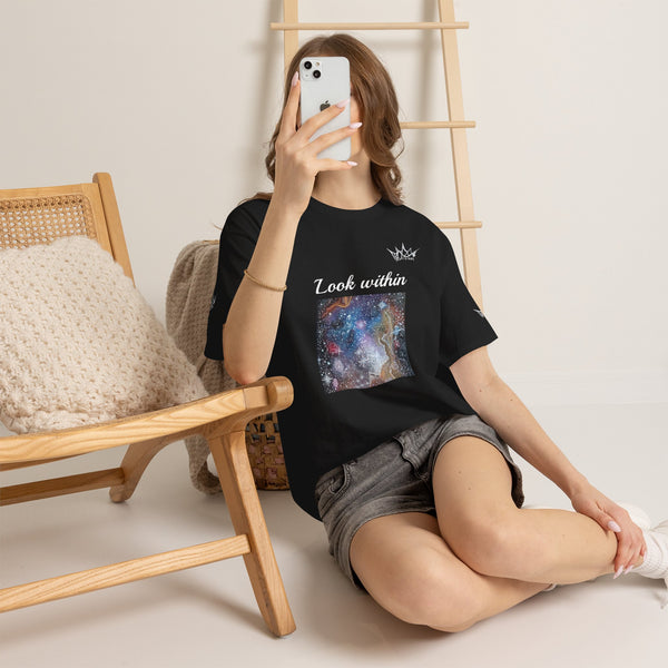 Acrylic on Canvas "Cosmic Soul" Unisex Cotton Tee