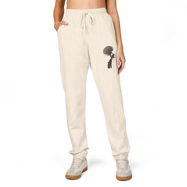Unisex Garment-Dyed Fleece Sweatpants