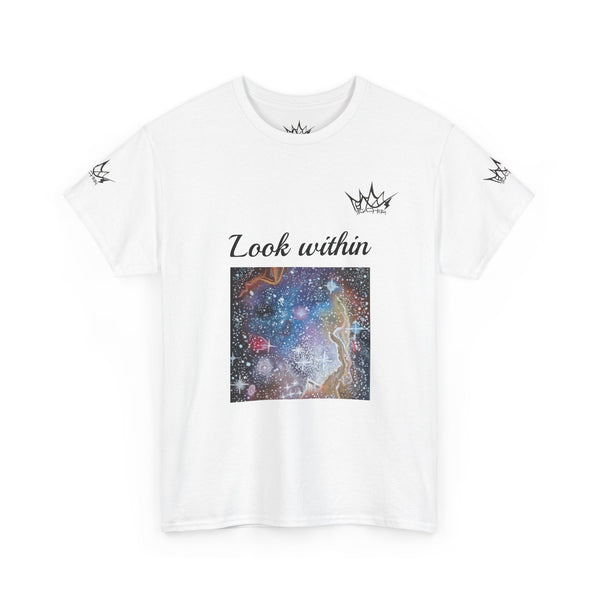 Acrylic on Canvas "Cosmic Soul" Unisex Cotton Tee