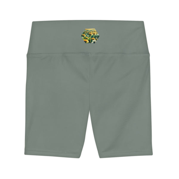Dandelion Days – High-Waisted Workout Shorts
