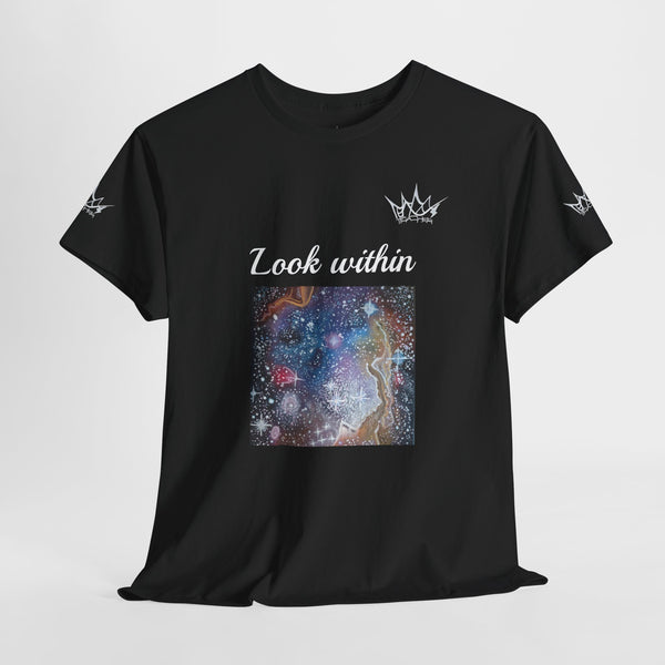 Acrylic on Canvas "Cosmic Soul" Unisex Cotton Tee