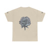 Sketched Rose Unisex Cotton Tee