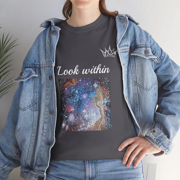 Acrylic on Canvas "Cosmic Soul" Unisex Cotton Tee
