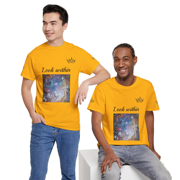 Acrylic on Canvas "Cosmic Soul" Unisex Cotton Tee