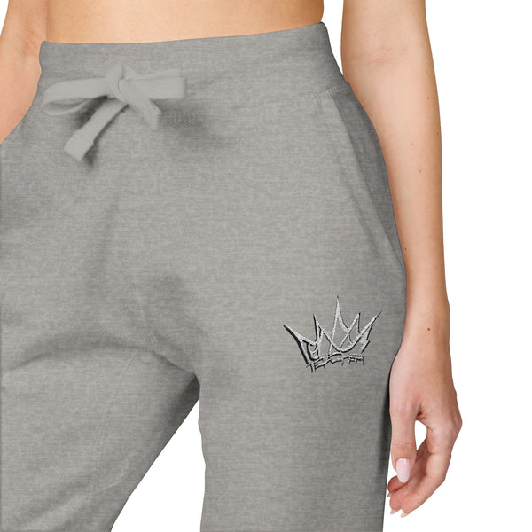 Teacher Crown Unisex Embroidered Fleece Sweatpants