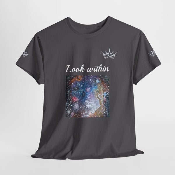Acrylic on Canvas "Cosmic Soul" Unisex Cotton Tee