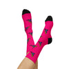 Shock Me Pink Bee Socks