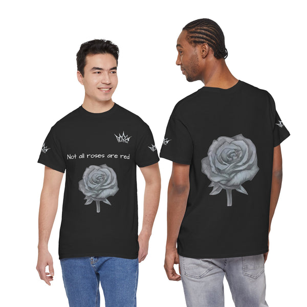 Sketched Rose Unisex Cotton Tee