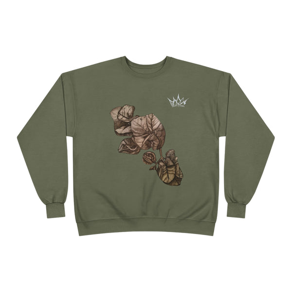 Hand Sketched Bougainvillea - Unisex EcoSmart Sweatshirt