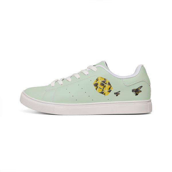 "Park-walk" - Men's Low-Top Leather Sneakers