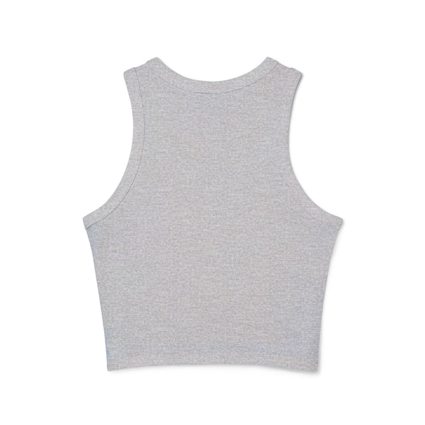 Women's Dandelion Sketched Art Crop Tank Top