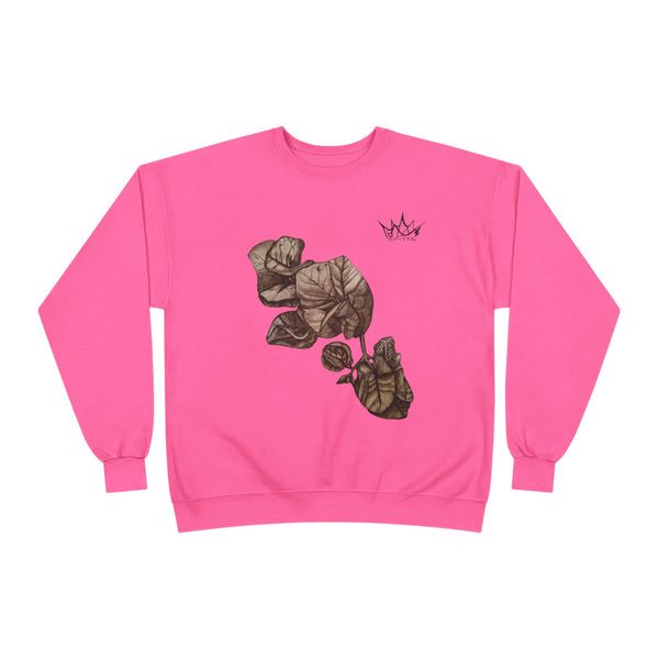 Hand Sketched Bougainvillea - Unisex EcoSmart Sweatshirt