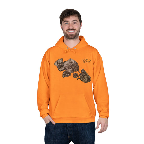 Hand Sketched Bougainvillea - Unisex EcoSmart Hoodie