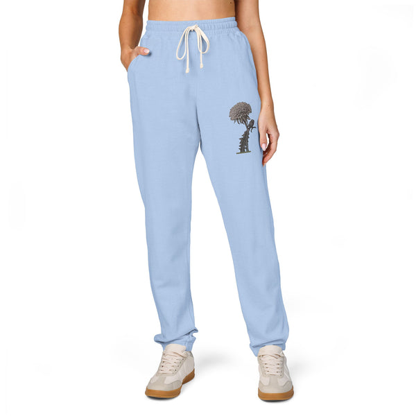 Unisex Garment-Dyed Fleece Sweatpants