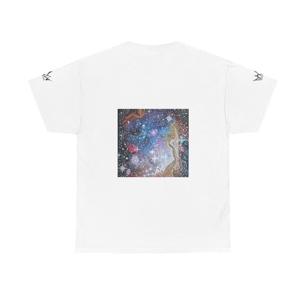 Acrylic on Canvas "Cosmic Soul" Unisex Cotton Tee