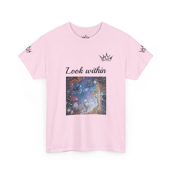 Acrylic on Canvas "Cosmic Soul" Unisex Cotton Tee