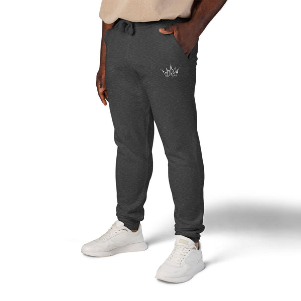 Teacher Crown Unisex Embroidered Fleece Sweatpants