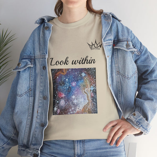 Acrylic on Canvas "Cosmic Soul" Unisex Cotton Tee