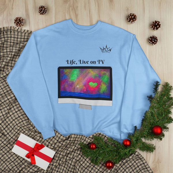 Life, Live on TV - Unisex EcoSmart Sweatshirt