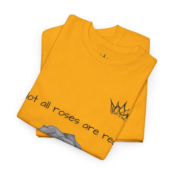 Sketched Rose Unisex Cotton Tee