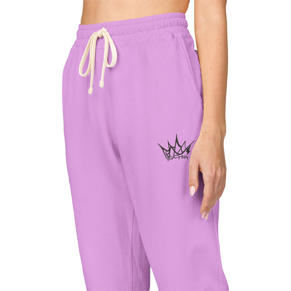Teacher Crown - Unisex High Waisted Sweatpants