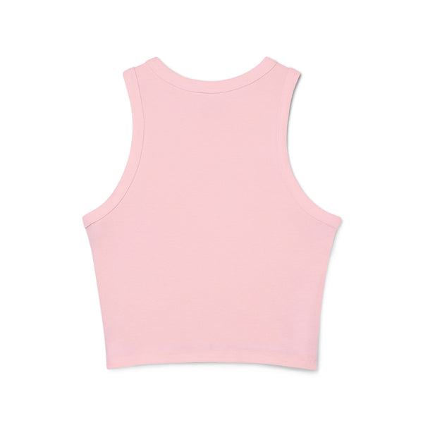 Women's Dandelion Sketched Art Crop Tank Top