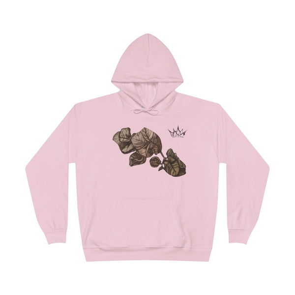 Hand Sketched Bougainvillea - Unisex EcoSmart Hoodie