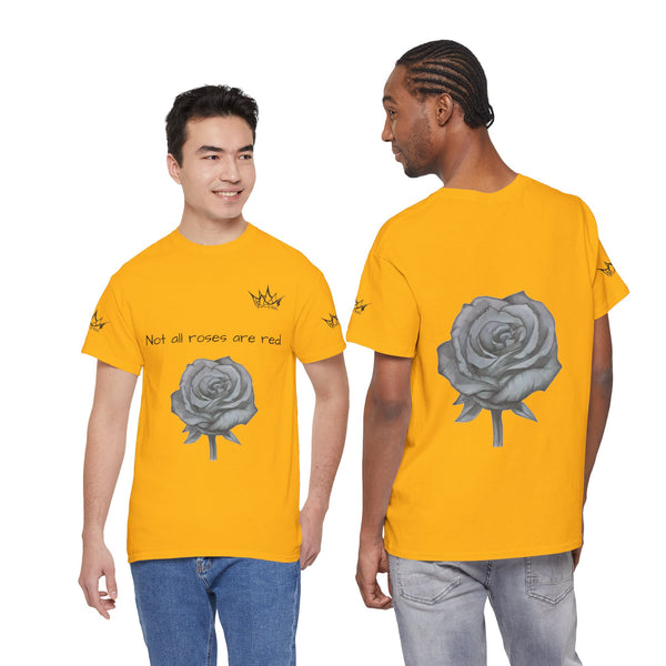 Sketched Rose Unisex Cotton Tee