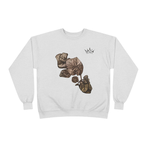 Hand Sketched Bougainvillea - Unisex EcoSmart Sweatshirt