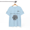 Sketched Rose Unisex Cotton Tee