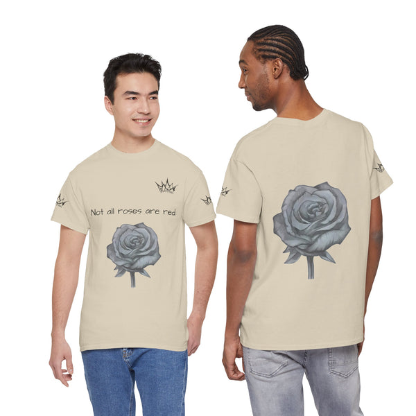 Sketched Rose Unisex Cotton Tee