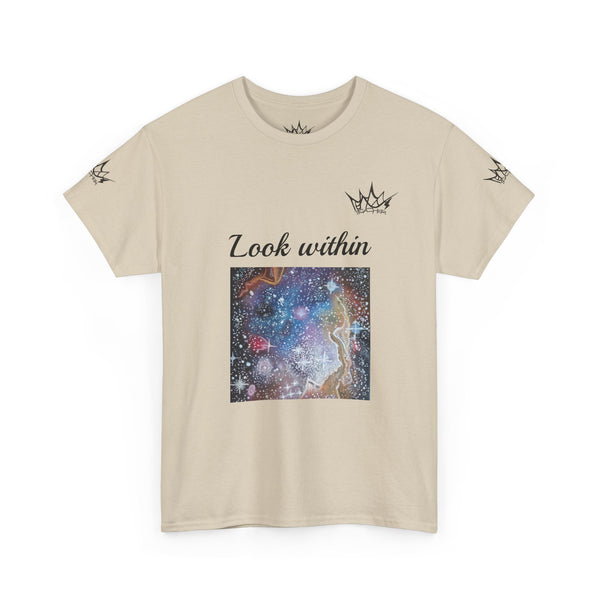 Acrylic on Canvas "Cosmic Soul" Unisex Cotton Tee