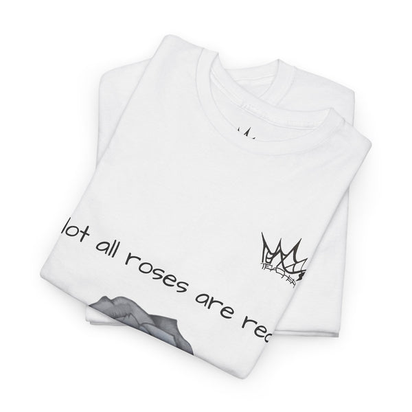 Sketched Rose Unisex Cotton Tee