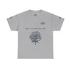 Sketched Rose Unisex Cotton Tee