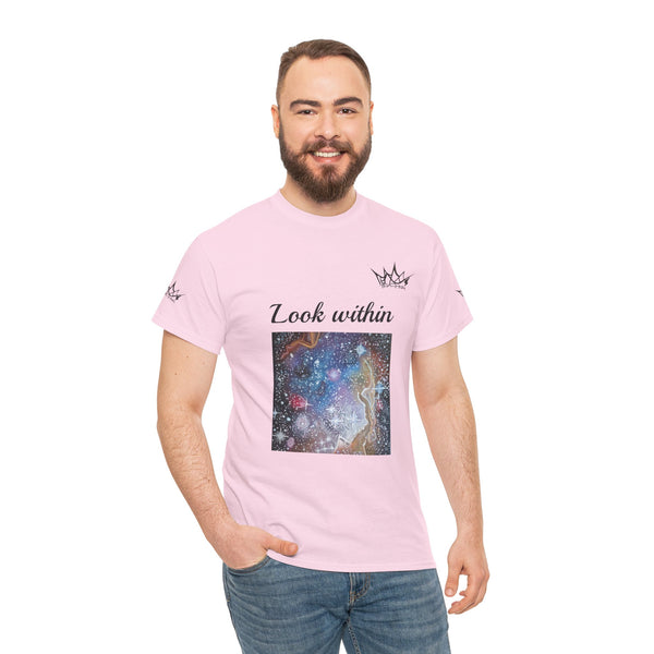 Acrylic on Canvas "Cosmic Soul" Unisex Cotton Tee