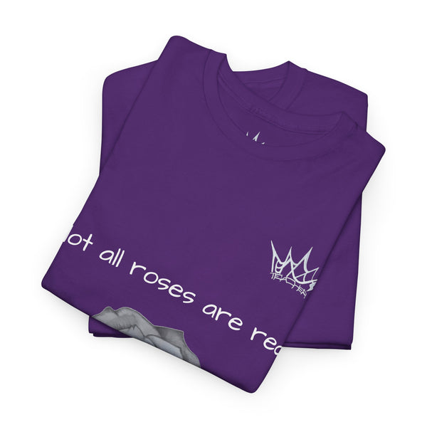 Sketched Rose Unisex Cotton Tee