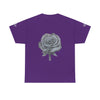Sketched Rose Unisex Cotton Tee