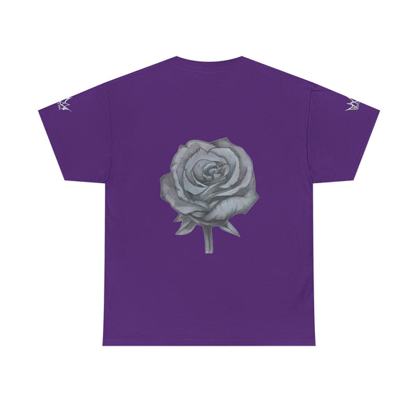 Sketched Rose Unisex Cotton Tee