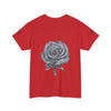 Sketched Rose Unisex Cotton Tee