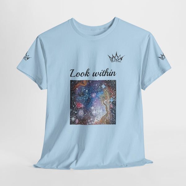 Acrylic on Canvas "Cosmic Soul" Unisex Cotton Tee