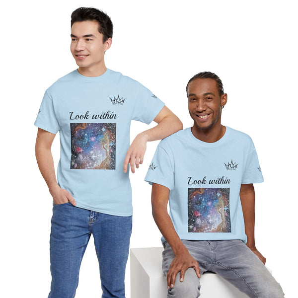 Acrylic on Canvas "Cosmic Soul" Unisex Cotton Tee