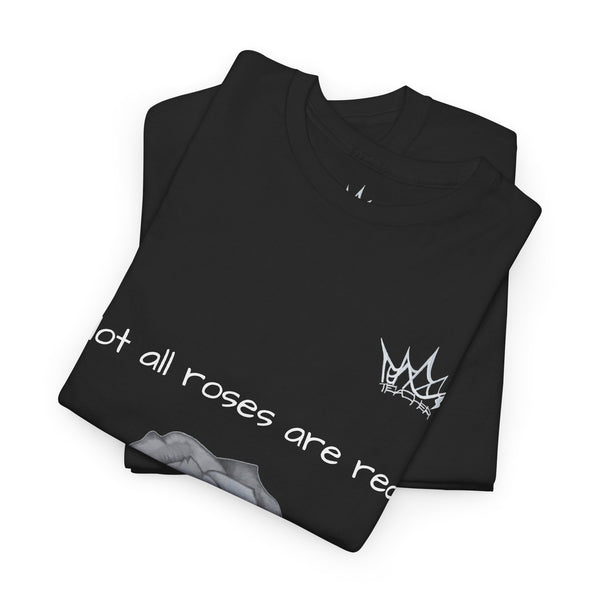 Sketched Rose Unisex Cotton Tee