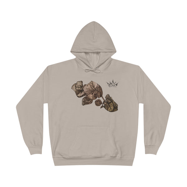 Hand Sketched Bougainvillea - Unisex EcoSmart Hoodie