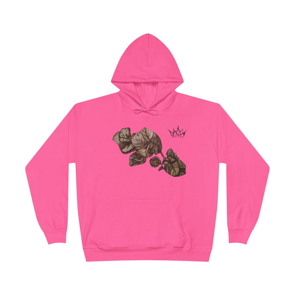 Hand Sketched Bougainvillea - Unisex EcoSmart Hoodie