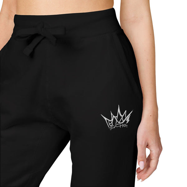 Teacher Crown Unisex Embroidered Fleece Sweatpants