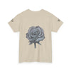 Sketched Rose Unisex Cotton Tee