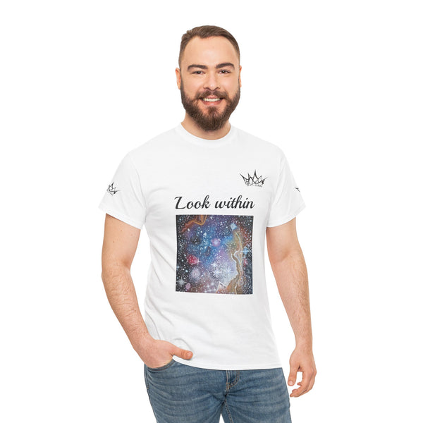 Acrylic on Canvas "Cosmic Soul" Unisex Cotton Tee