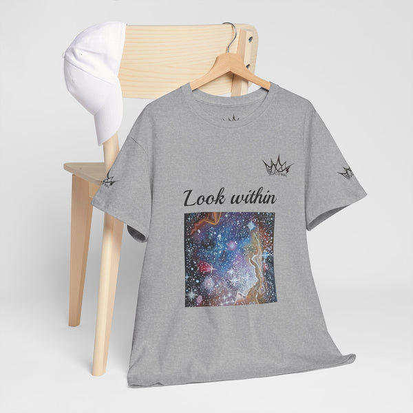 Acrylic on Canvas "Cosmic Soul" Unisex Cotton Tee