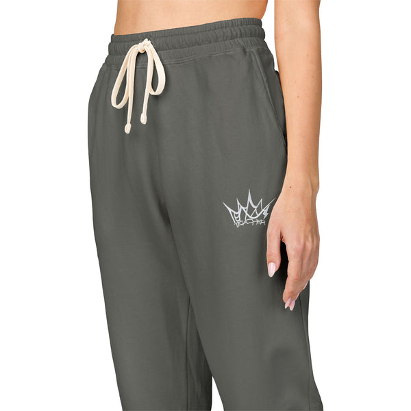 Teacher Crown - Unisex High Waisted Sweatpants